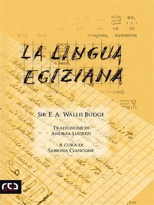 cover image of La lingua egiziana